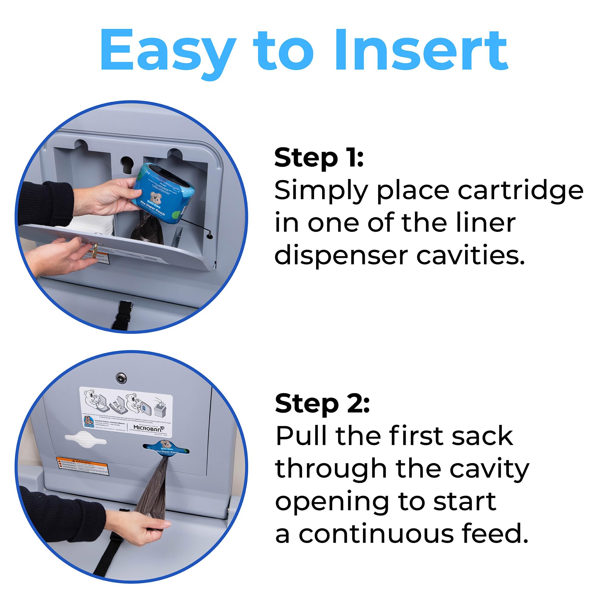 Koala Kare bulk-pack ready for simple restocking in high-traffic facilities.