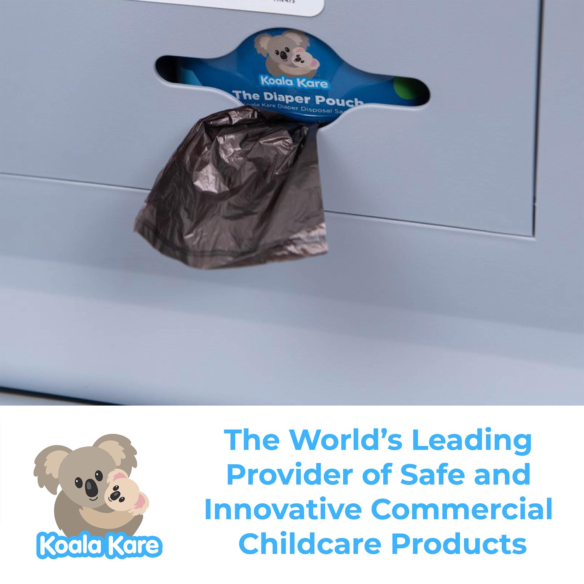 Koala Kare Diaper Pouch supports a cleaner, more welcoming restroom experience.