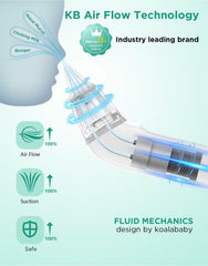 Koalababy nasal aspirator with suction level controls for customized use