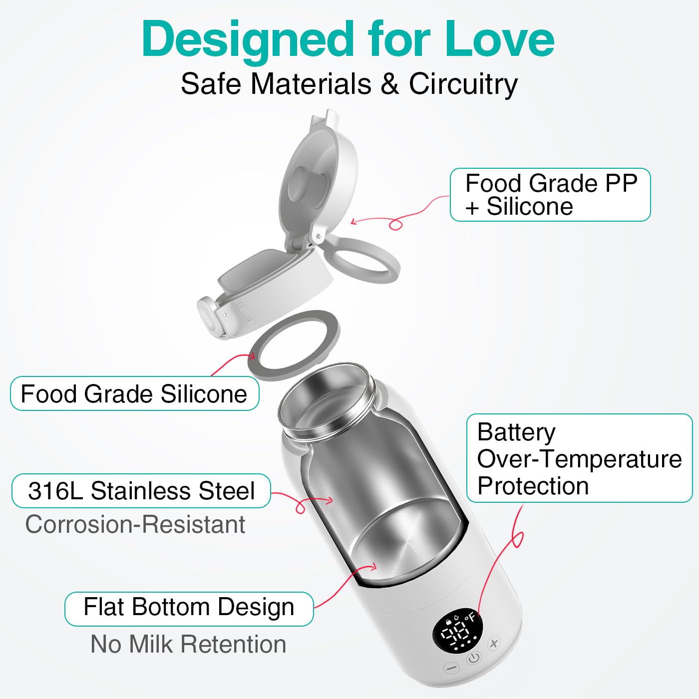Koalababy portable bottle warmer gift-ready packaging, ideal baby registry pick.