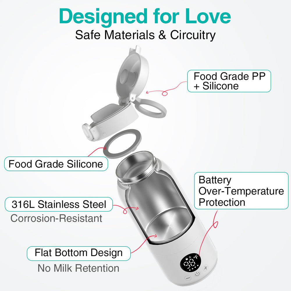 Koalababy portable bottle warmer gift-ready packaging, ideal baby registry pick.