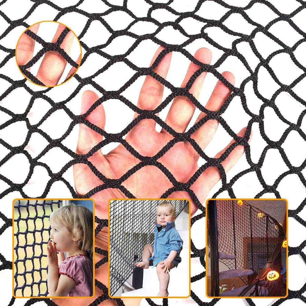 Kobadi balcony netting close-up shows high-strength material for daily durability.
