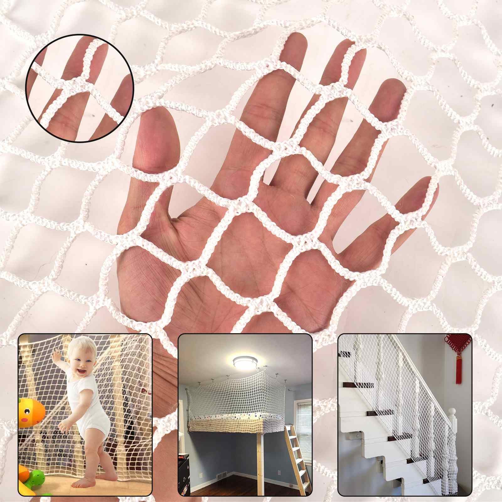 Kobadi balcony netting transparency view protects while enjoying outdoor scenery