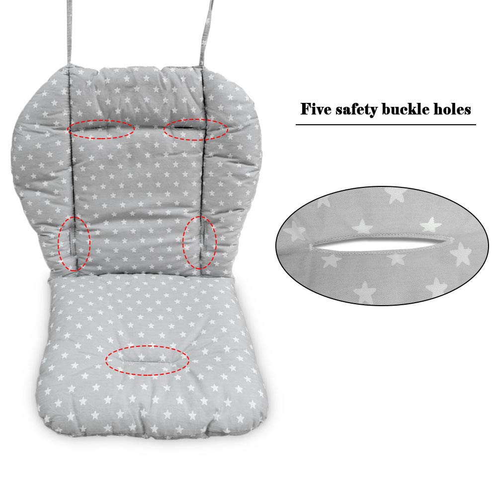 Kocpudu cushion fits dining chairs and strollers for versatility.