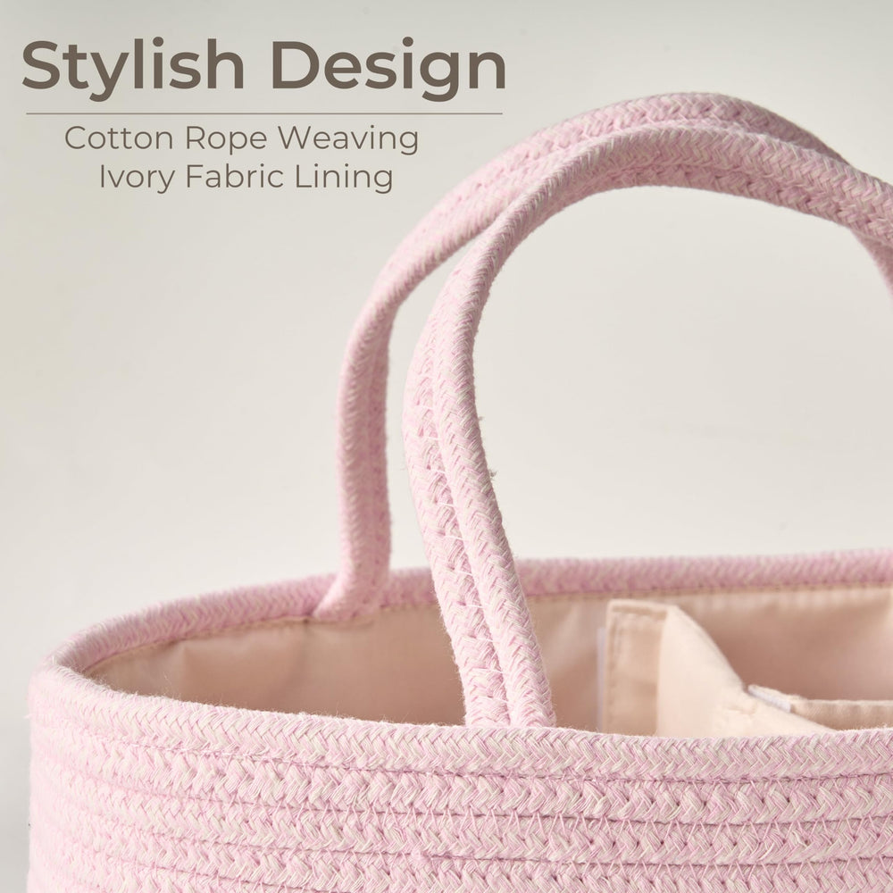 Kodomoore diaper caddy folded-flat demonstrates compact storage when not in use