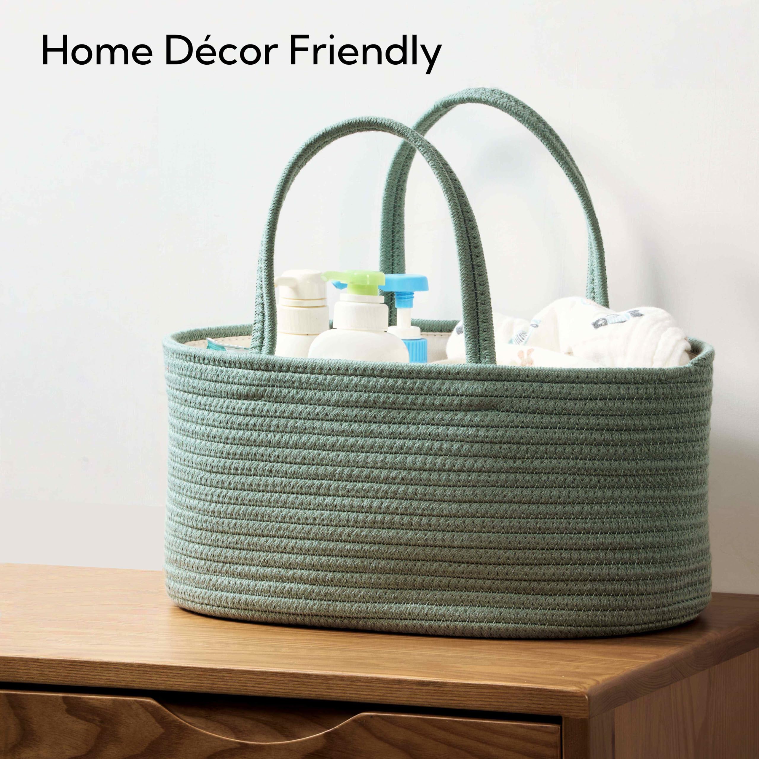 Kodomoore diaper caddy multi-use storage ideal for books and toys.