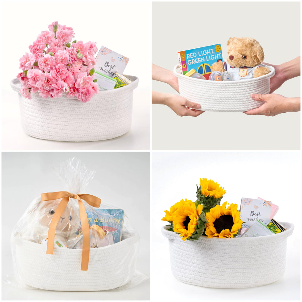 Kodomoore versatile storage basket ready for toiletries, baby items, or small accessories.