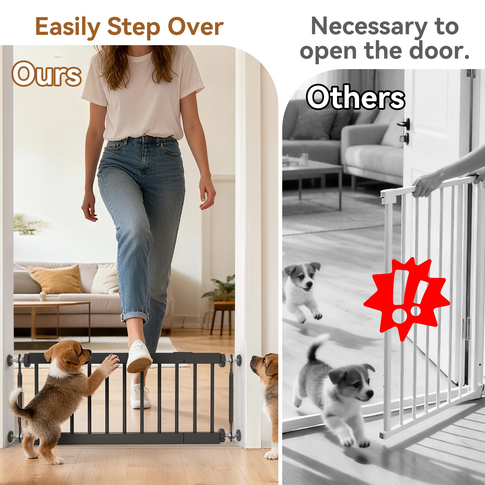 KODYRU durable all-steel frame offers sturdy containment for small pets