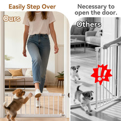 KODYRU gate-steel-frame-safety highlights durable, non-toxic finish for calm pet containment.