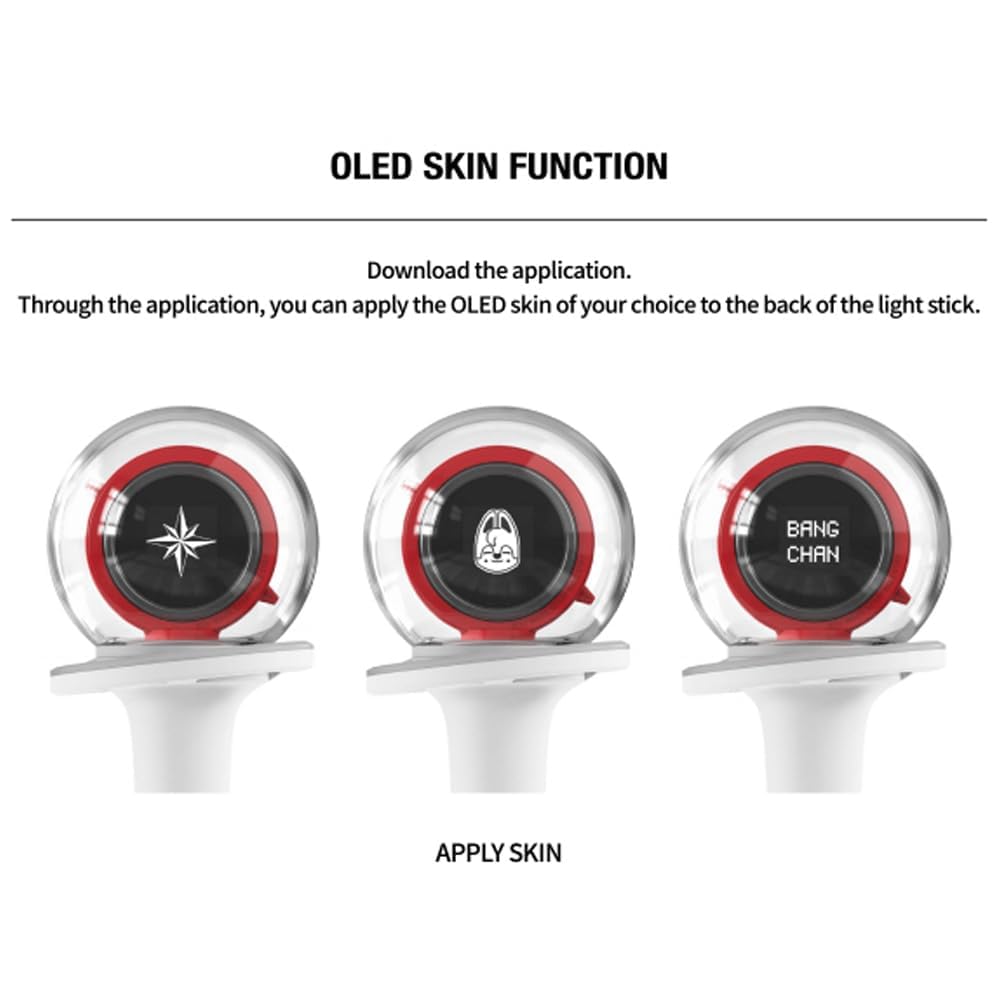 KOFISA Stray Kids Lightstick Ver 2 connect process with blue flash cue.