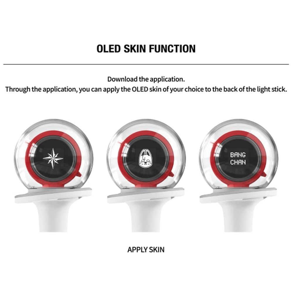 KOFISA Stray Kids Lightstick Ver 2 connect process with blue flash cue.