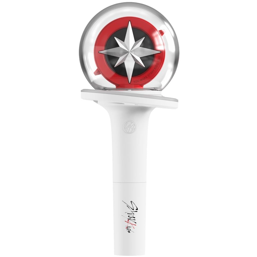 KOFISA Stray Kids Lightstick Ver 2 lightstick with crisp white finish for fans.