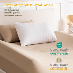 Kohentact bed rail bumpers non-slip dots close-up highlight stability during night use