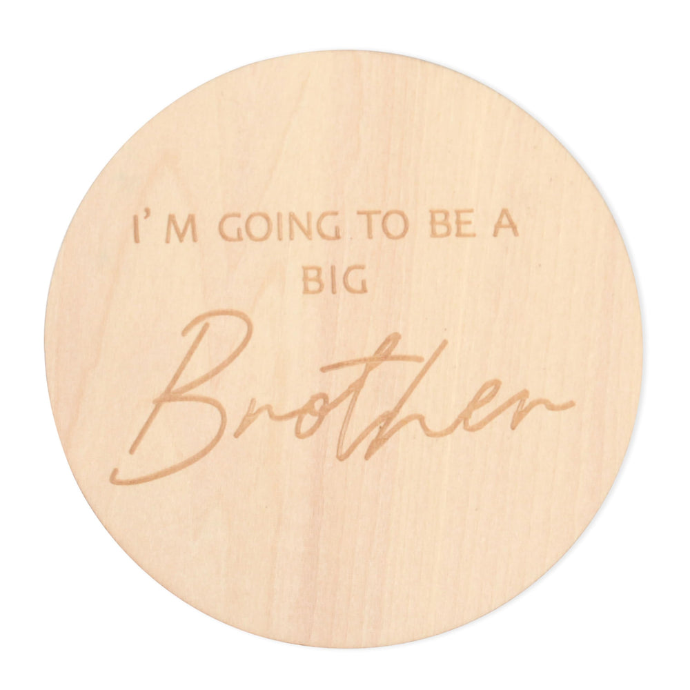 KOJIN personalized baby announcement plaque 4.9-inch disc for adorable newborn photo props and keepsakes