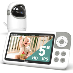 kokit 5'' video monitor with astronaut design offers secure night checks.