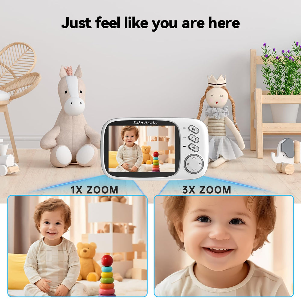 Kokit baby monitor lullabies play to soothe baby at bedtime