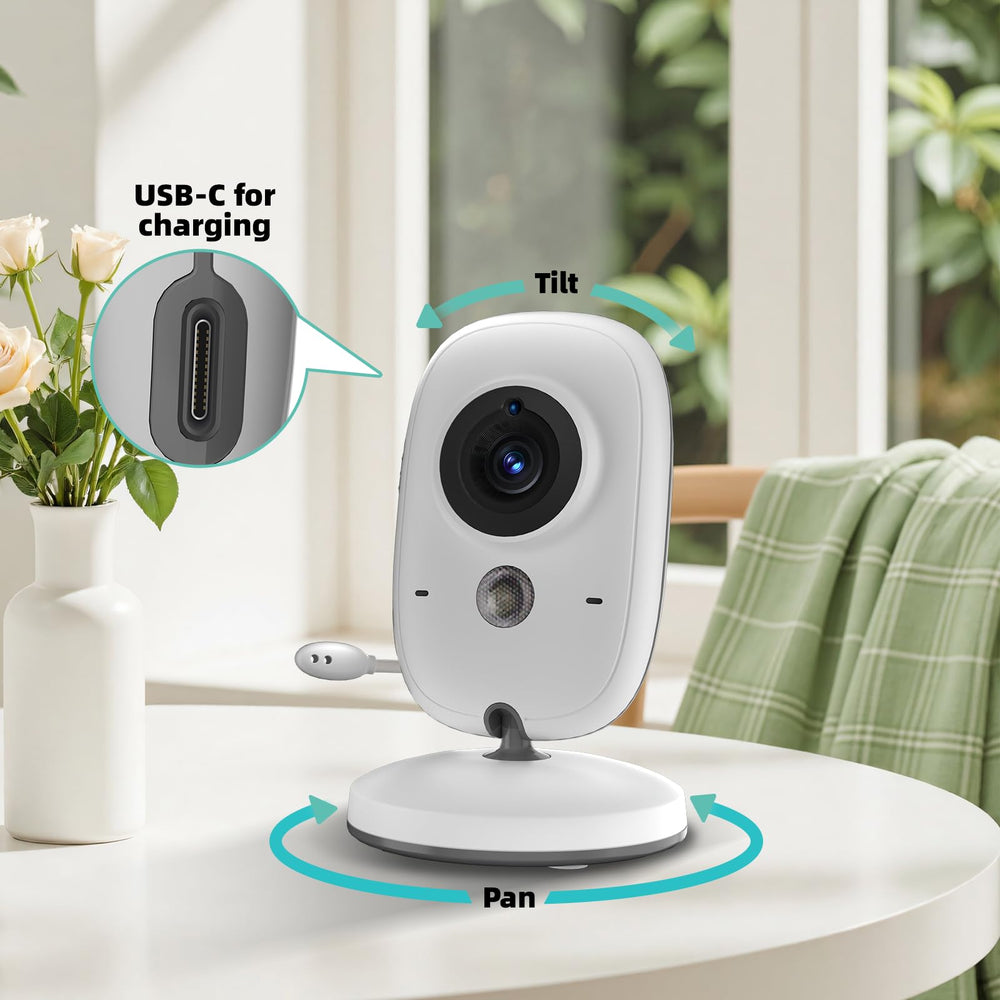 Kokit portable parent unit travels with you for calm monitoring