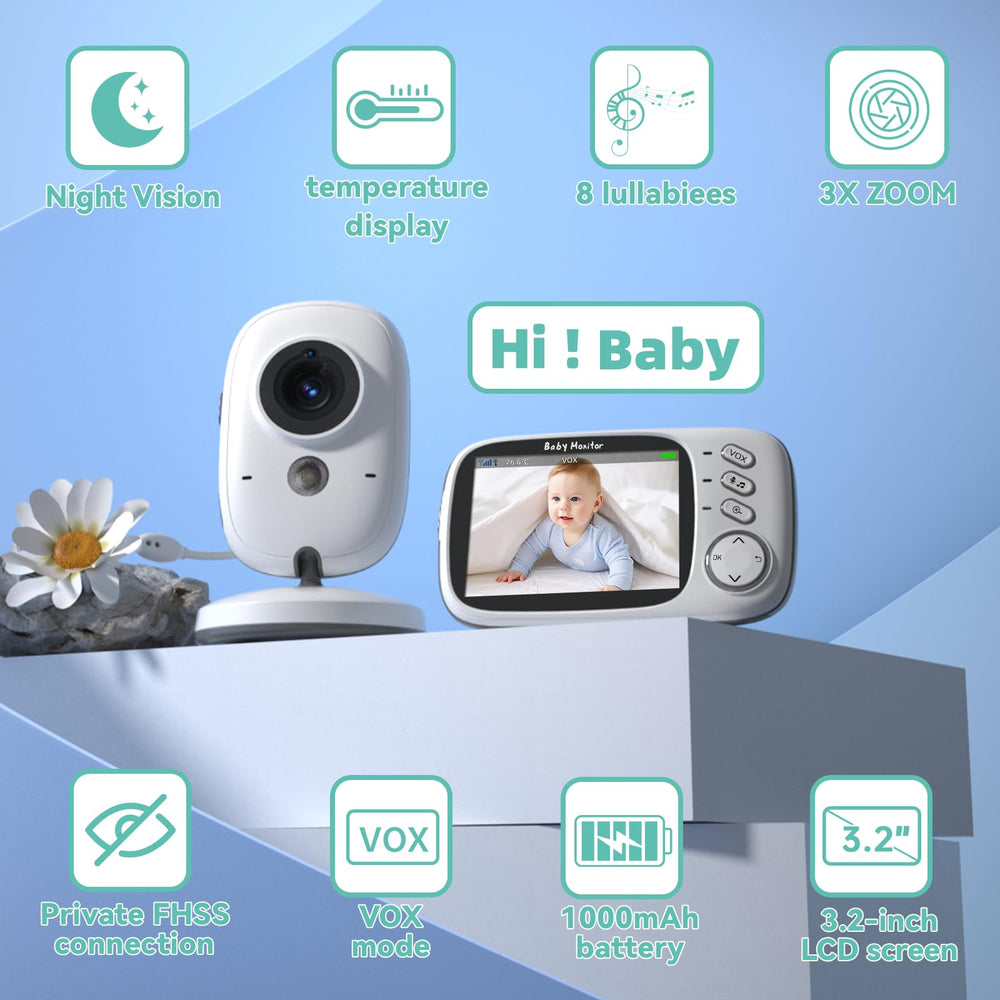 Kokit no wifi baby monitor night vision enabling clear scenes in dim nurseries