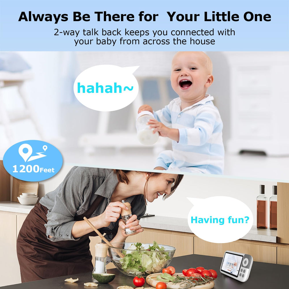 kokit two-way talk and lullabies support comforting baby from another room.