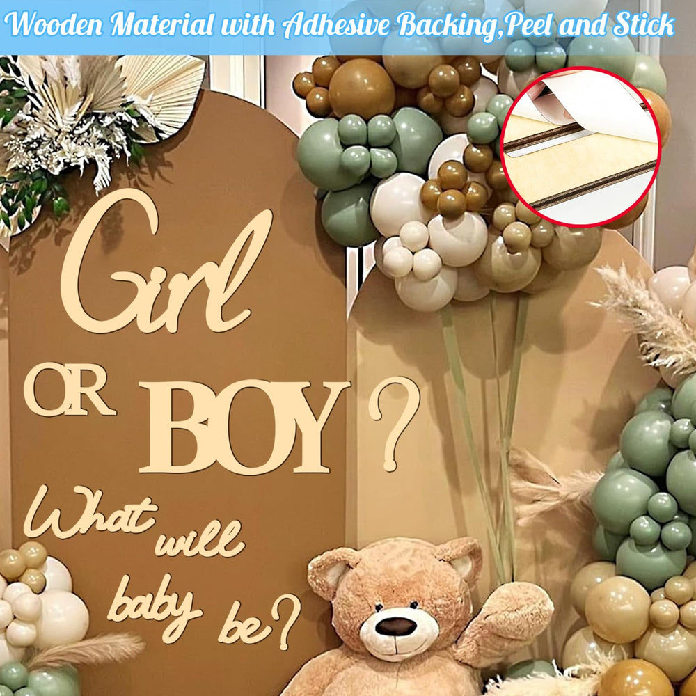 Kokolap pregnancy banner wood sign, cute keepsake for gender reveal celebrations.