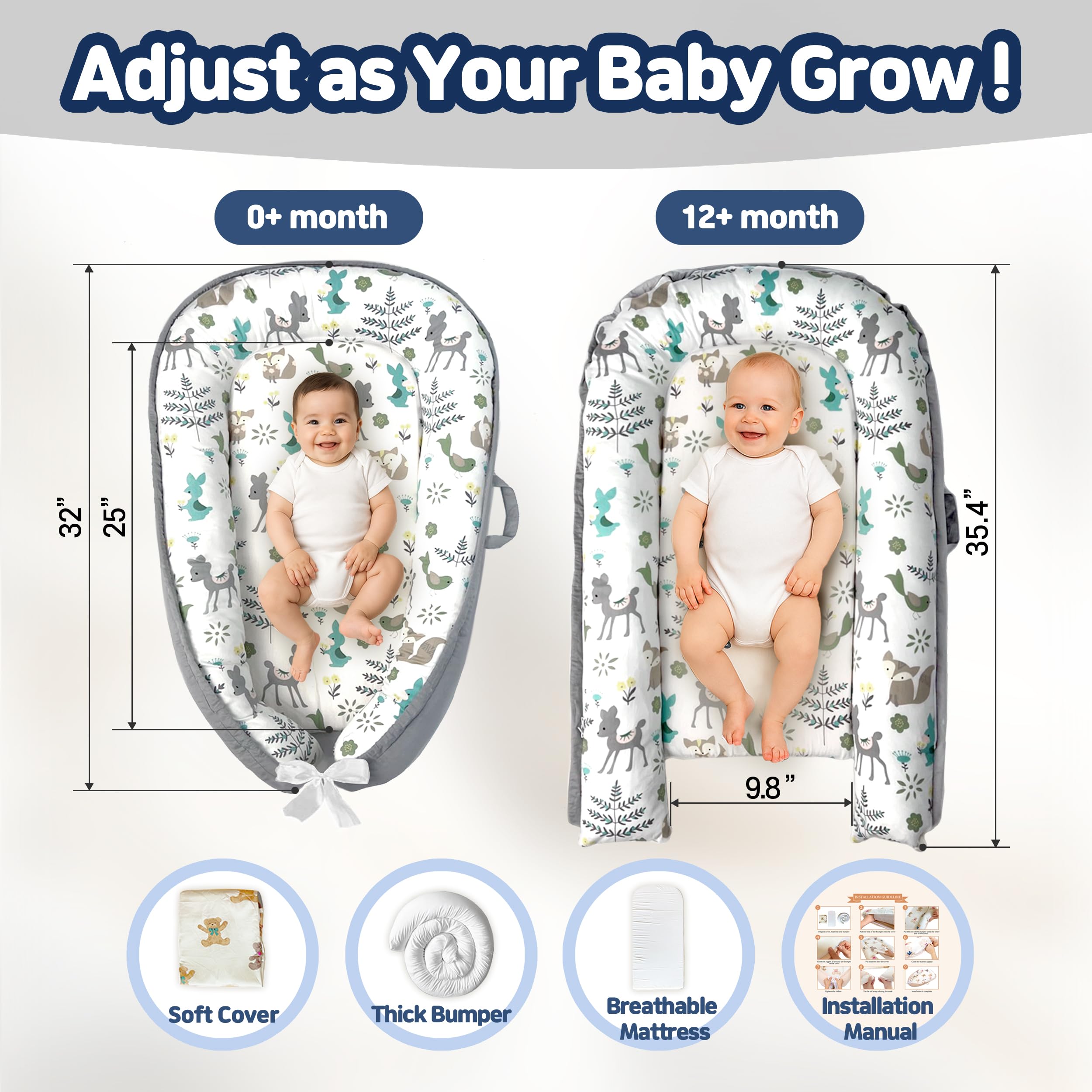 Kombi nest travel setup demonstrates portability and lightweight design for on-the-go parents