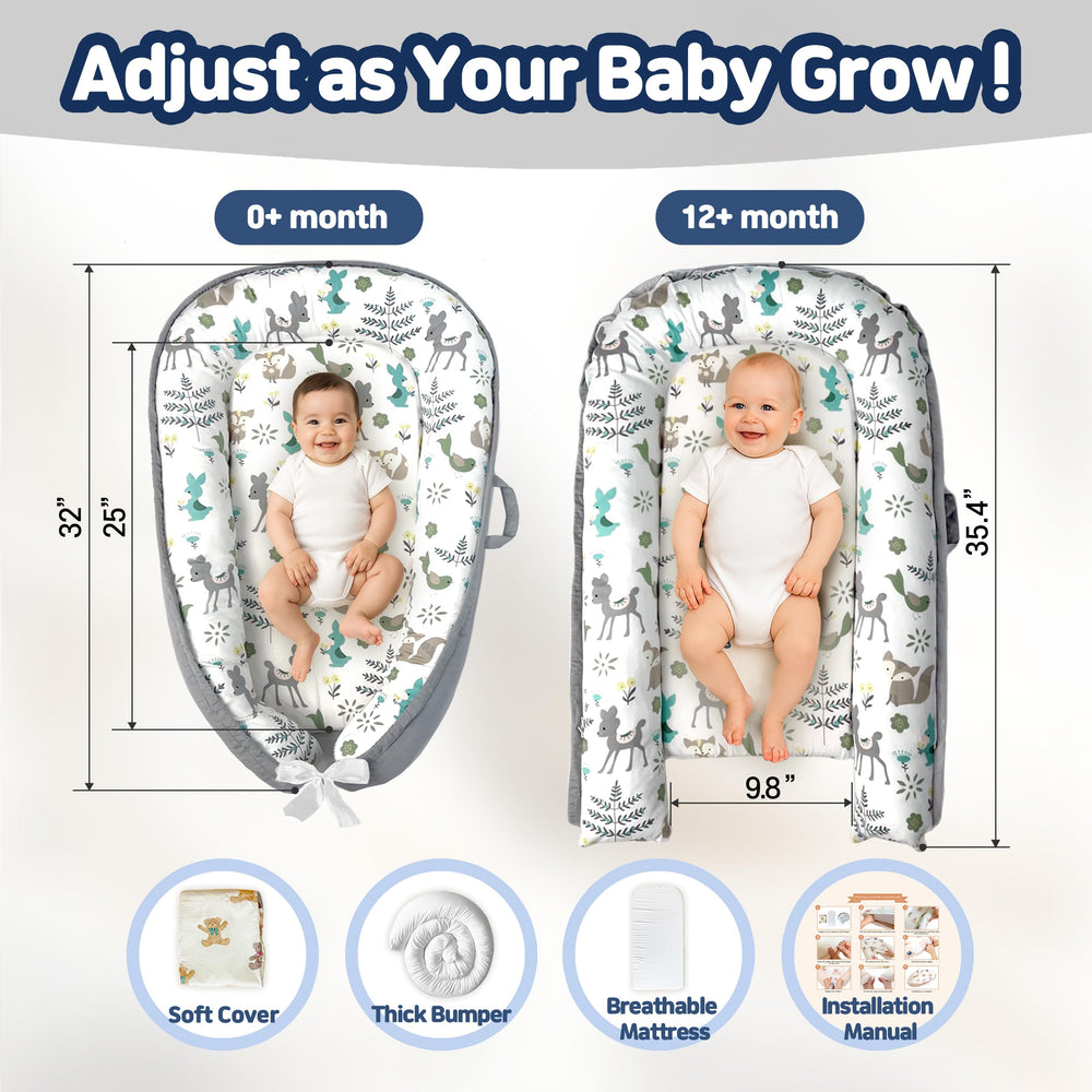 Kombi nest travel setup demonstrates portability and lightweight design for on-the-go parents