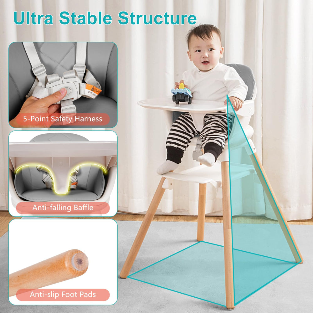 Komcot stable pyramid base with anti-slip feet for safety