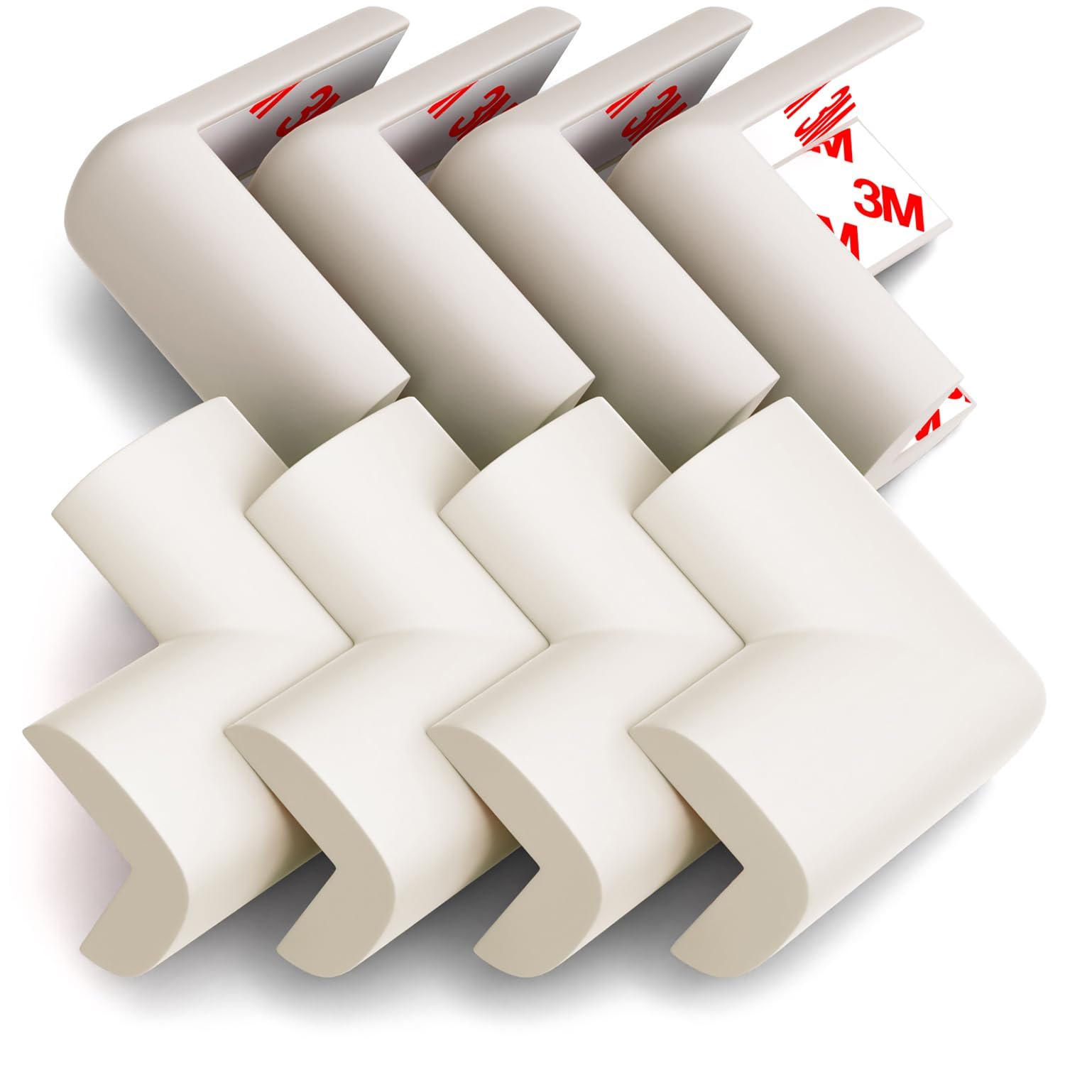 Komfortology 8-Pack corner protectors packaged for quick, clean installation.