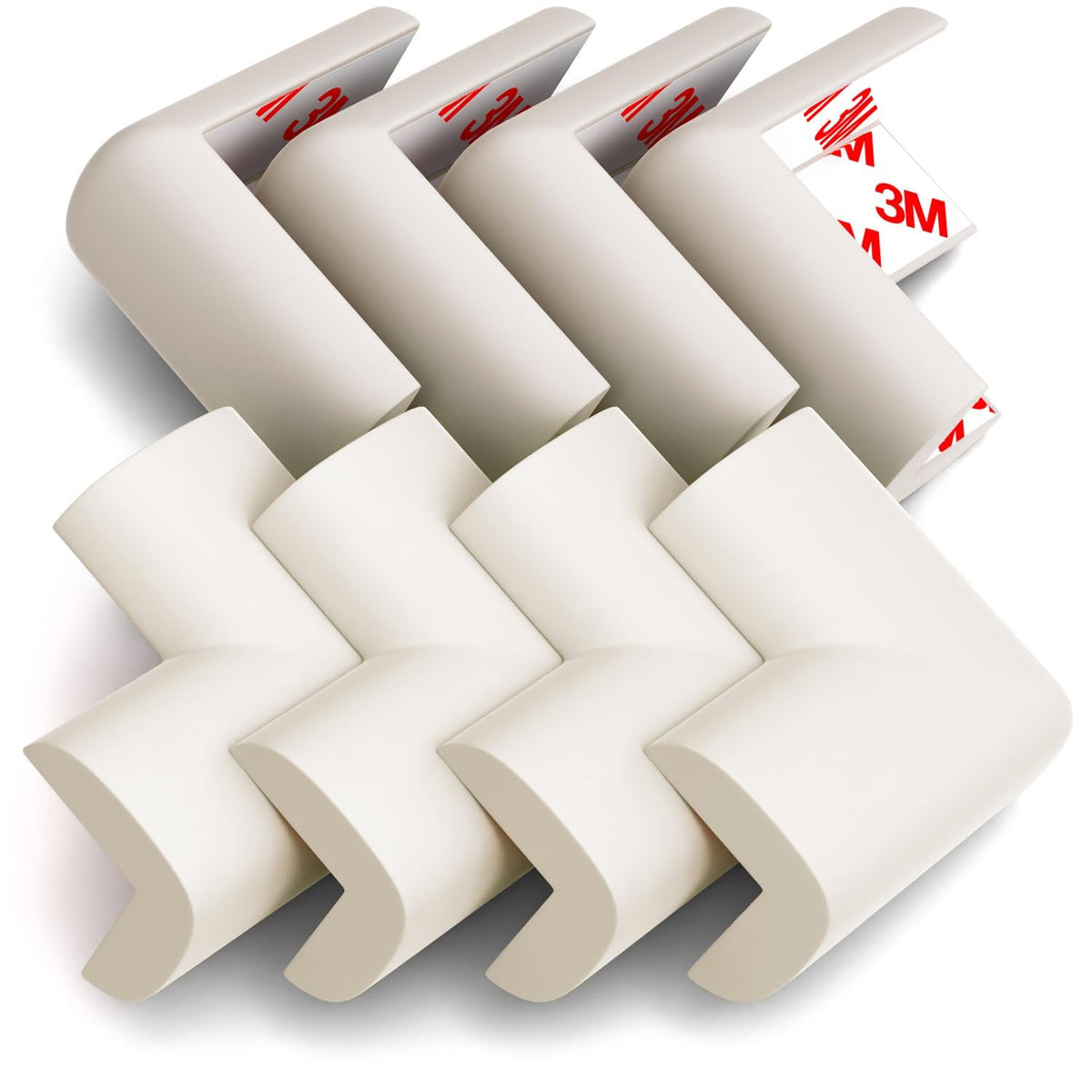 Komfortology 8-Pack corner protectors packaged for quick, clean installation.