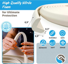 Komfortology adhesive 3M tape helps secure guards without residue