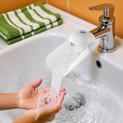 KOMIDK Faucet Extender installation is tool free for quick bathroom upgrades