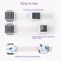 KongNai cabinet lock on drawer demonstrates easy one-handed opening and secure storage