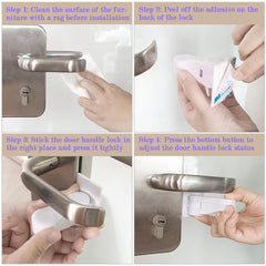 KongNai door lock mechanism in action illustrates simple locked/unlocked states.
