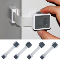 KongNai fridge lock in use protects kids from fridge access with one-hand operation