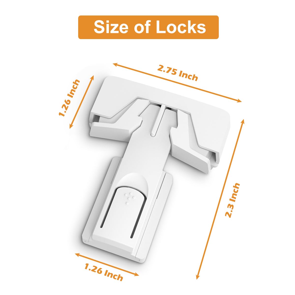 KongNai fridge lock prevents toddlers from opening refrigerator doors.