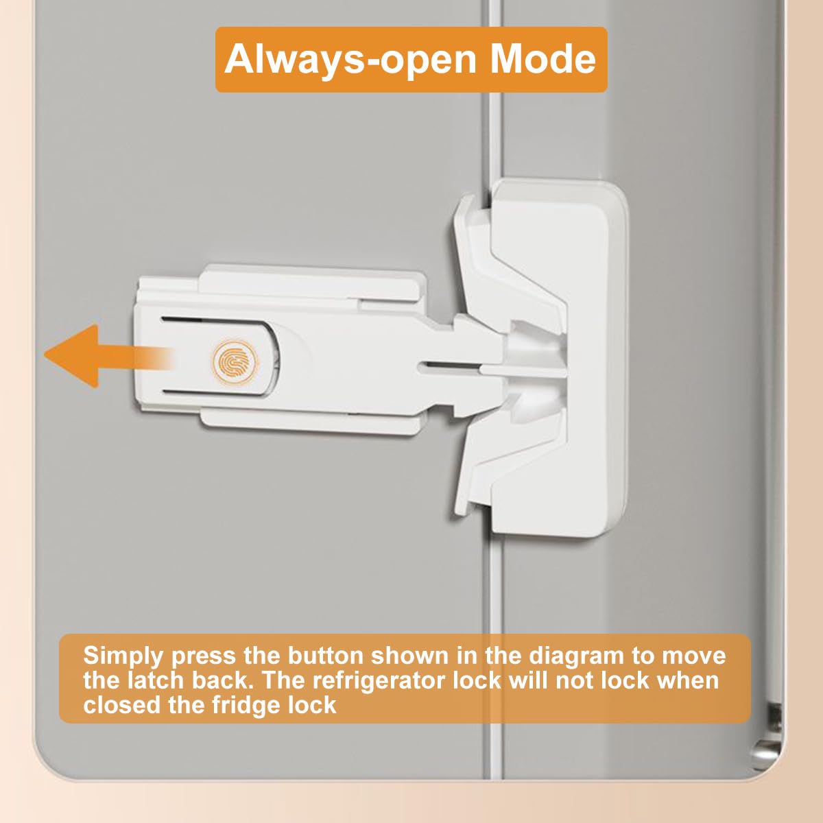 KongNai fridge lock shown on various fridges illustrating wide compatibility.
