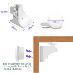 KongNai magnetic unlock opens with the key close by for convenient access.
