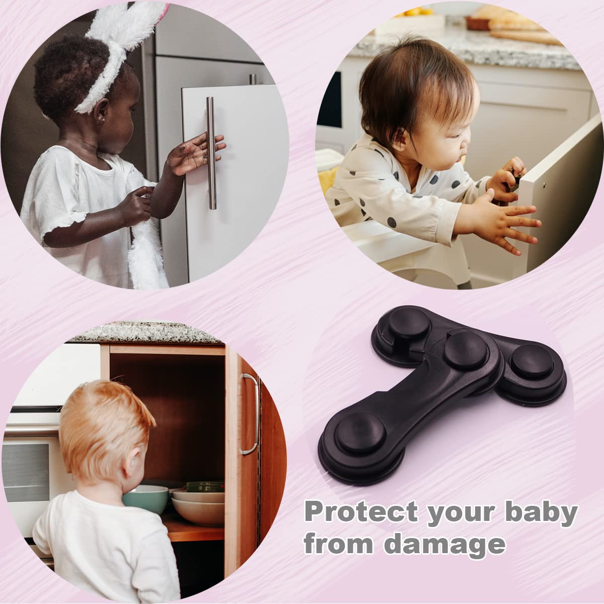 KongNai non-toxic ABS resin illustration signals safe, durable material.