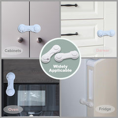 KongNai white fridge lock close-up highlights durable, BPA-free design.