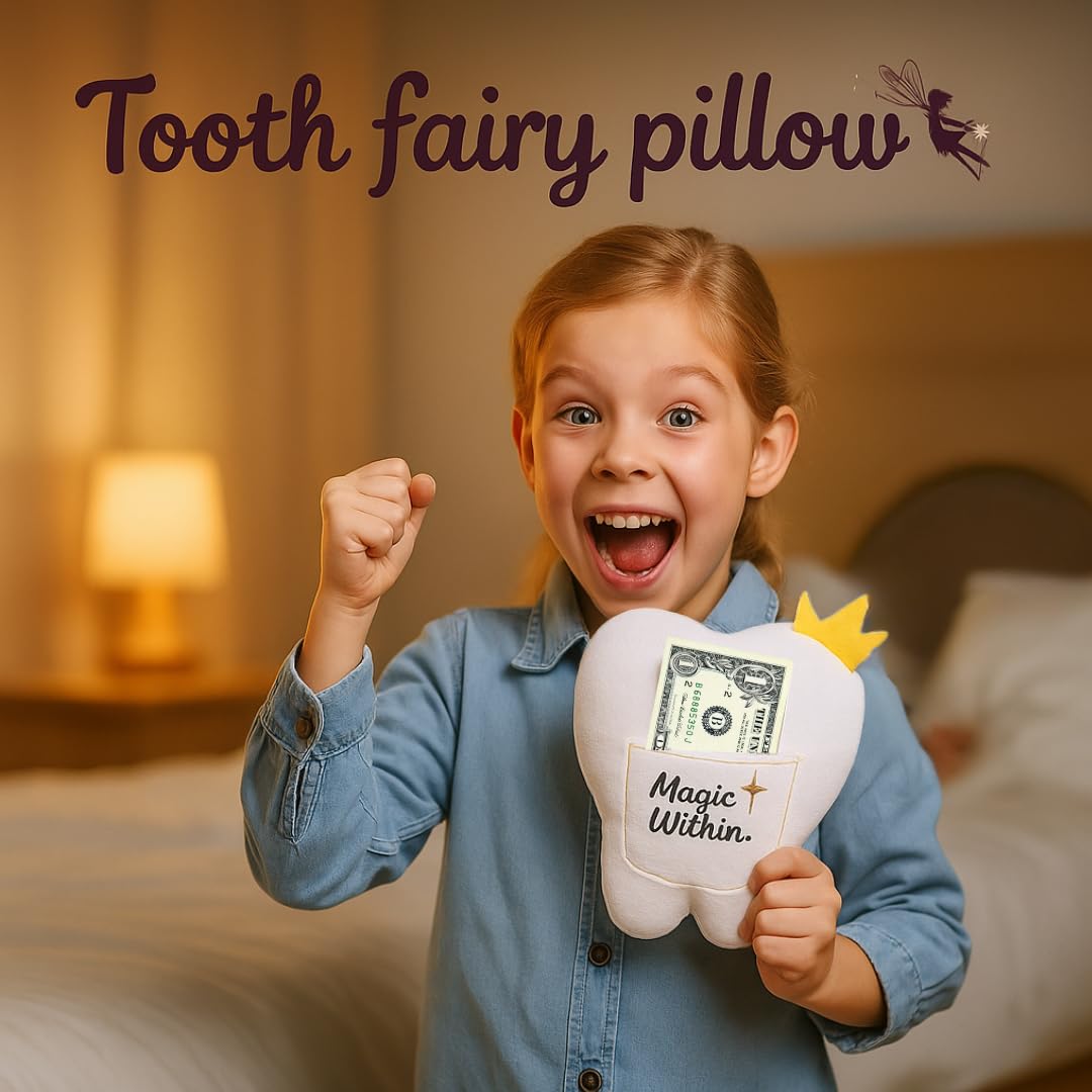 Konijo Tooth Fairy Stickers add playful flair to letters and photos