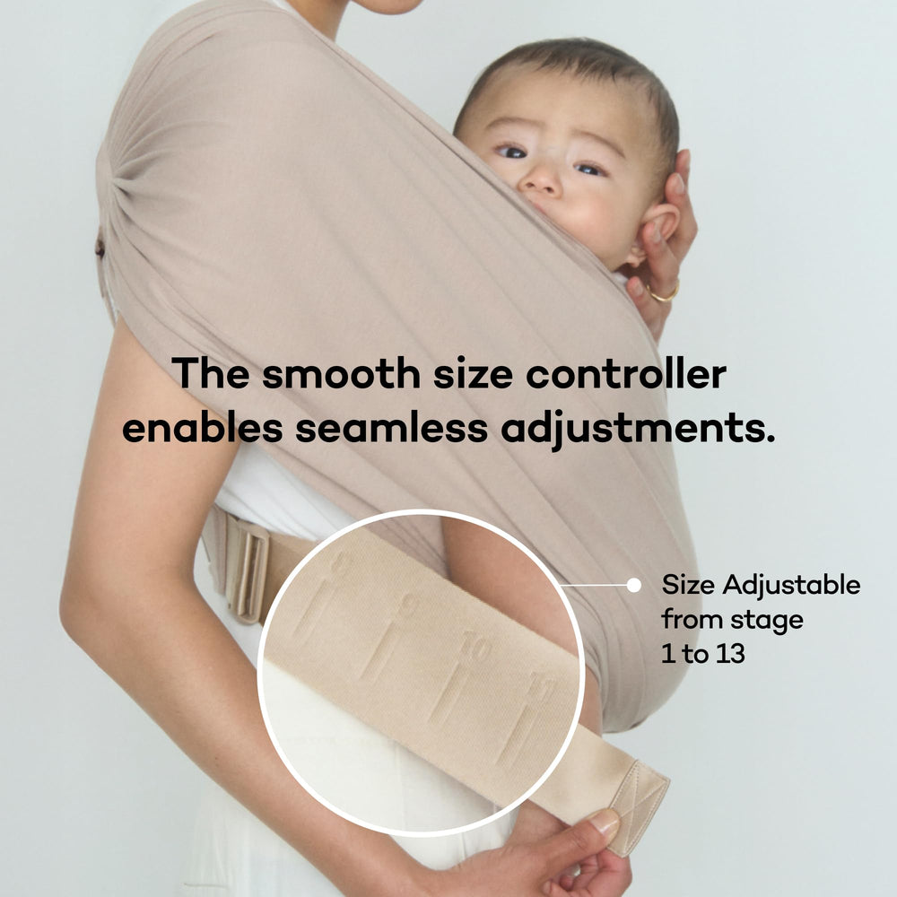 Konny carrier shoulder padding and ergonomic design reduce strain during wear.