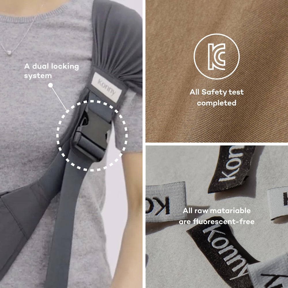 Konny carrier weighs 0.5 lb and folds compact for travel