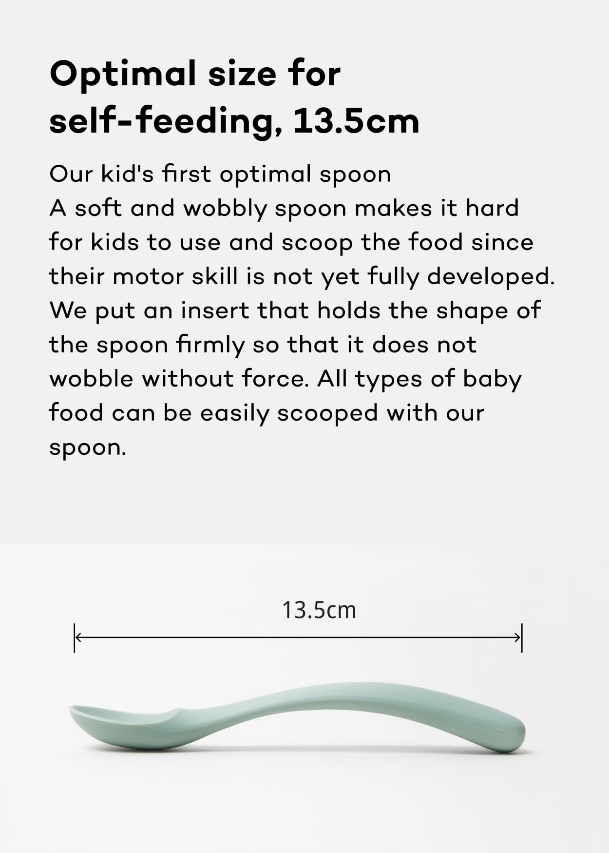 Konny 300ml bowl capacity—grows with baby from puree to snacks.