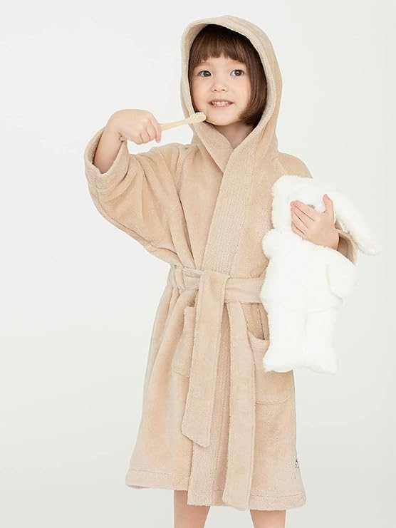 Konny Oeko-Tex certified mint bathrobe ensures safety and quality.