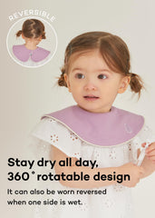 Konny Piped Edge Bib reversible design closeup demonstrates 360° wear versatility.