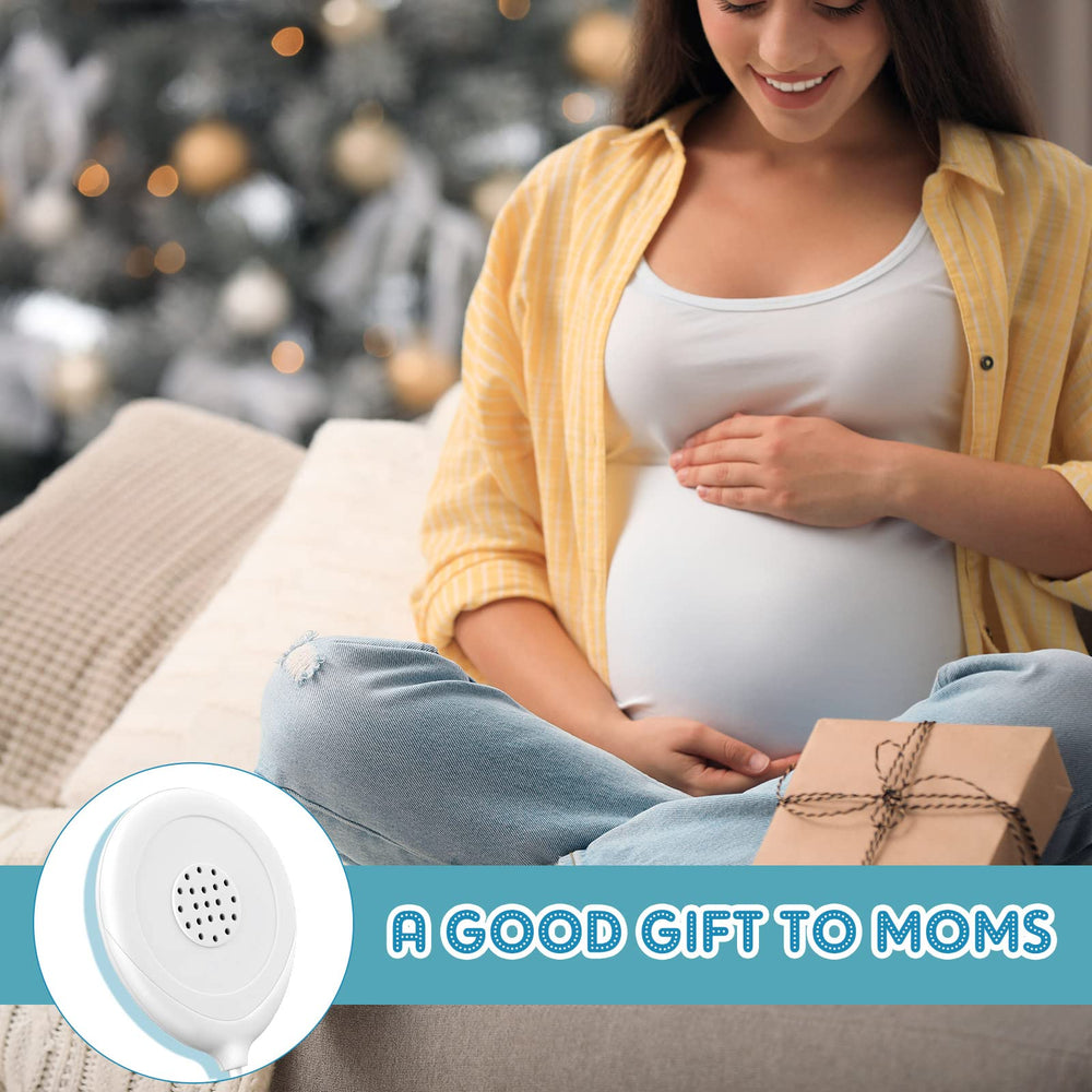 Konohan adhesives mounting pads provide secure, gentle attachment for belly listening.