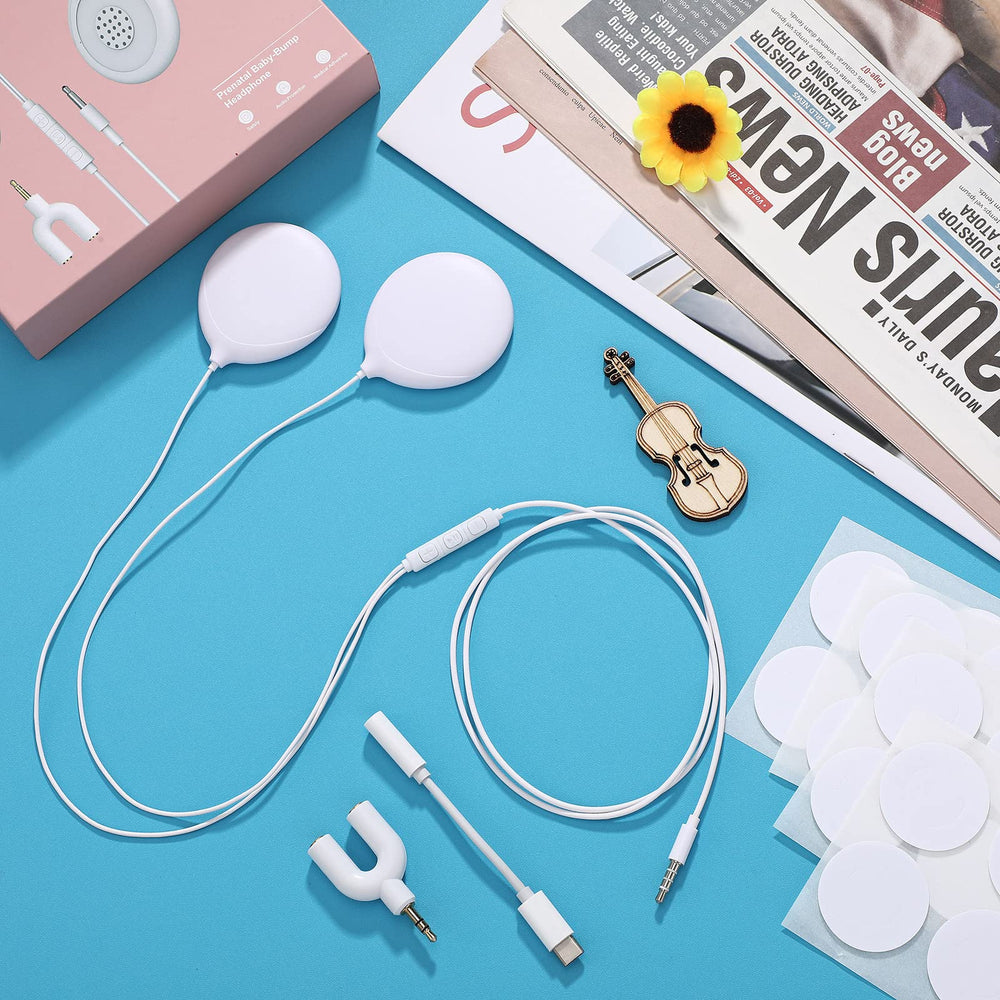 Konohan pregnant headphones used at home or outdoors to share sounds.