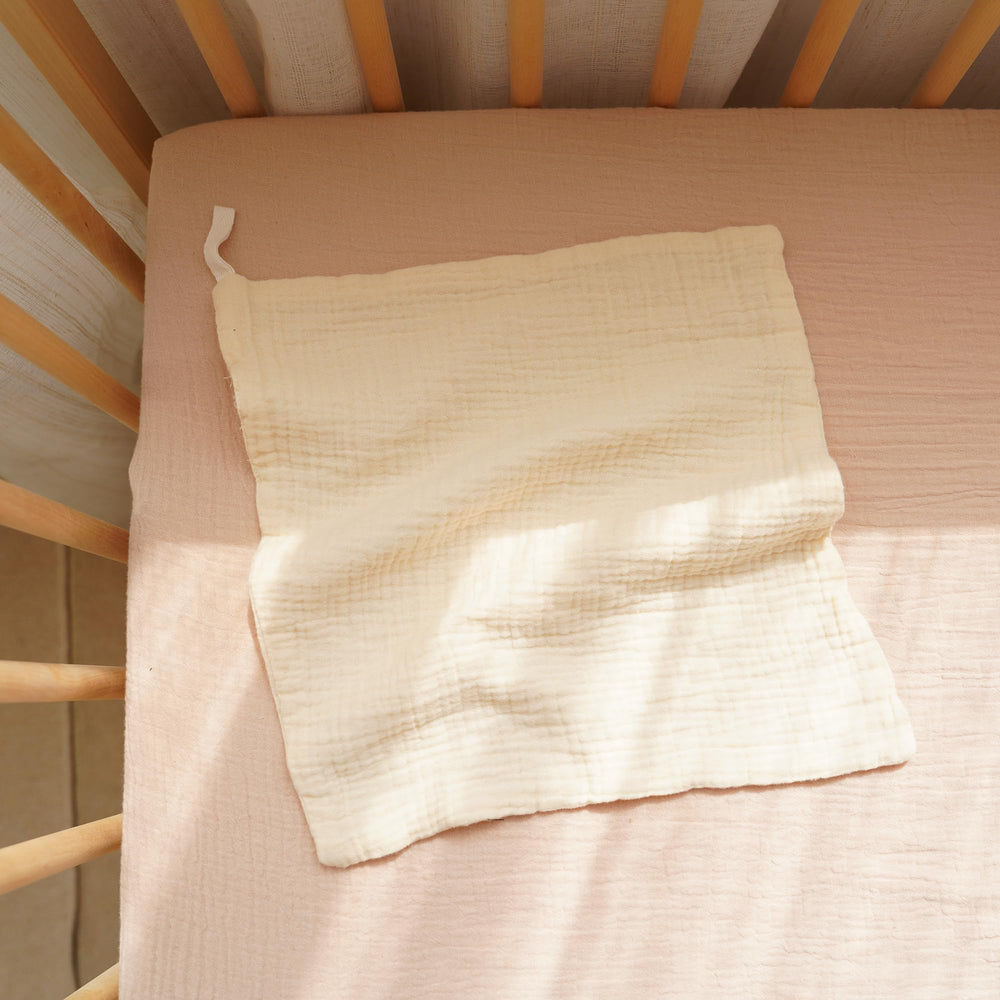 Konssy washcloths double as burp cloths or nursing covers for practicality.