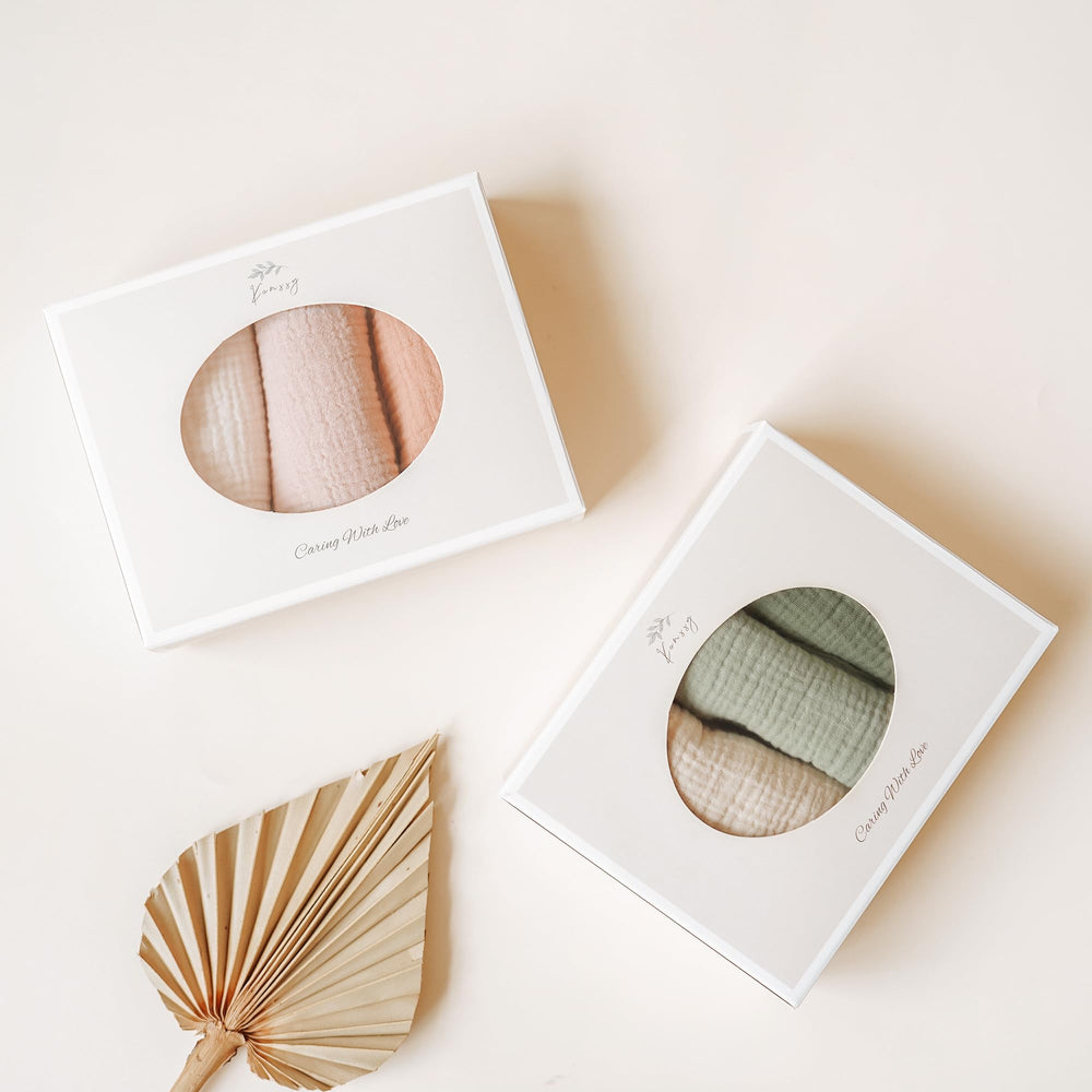 Konssy baby washcloths are compact for on-the-go cleansing anywhere.