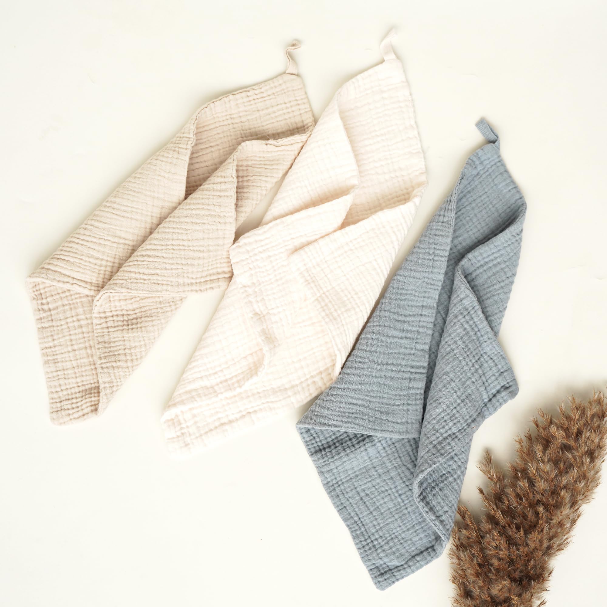 Konssy washcloths high absorbency for quick cleanups during feeding and bath